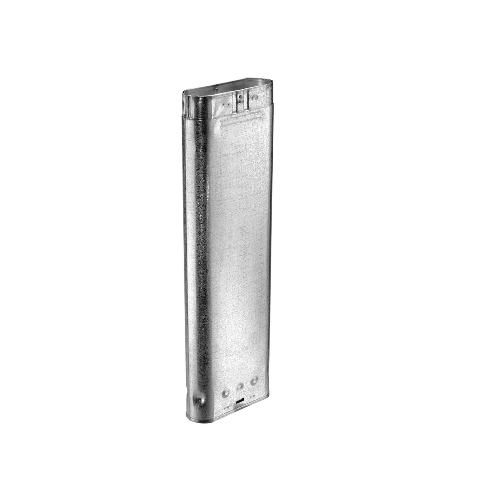 DuraVent 4GW12 - Aluminum 12" Length Oval Rigid Pipe with 4" Inner Diameter