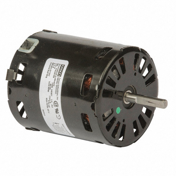 FASCO 1/10 HP Condenser Fan Motor, Shaded Pole, 1550 Nameplate RPM, 115 VoltageFrame Non-Standard