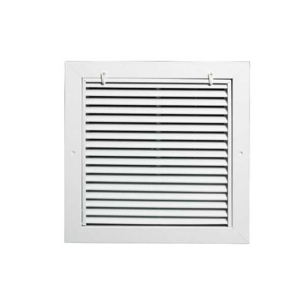 Grille Tech RAFGS1414 - Aluminum Return Air Filter Grille, Grille Size 14' X 14' White